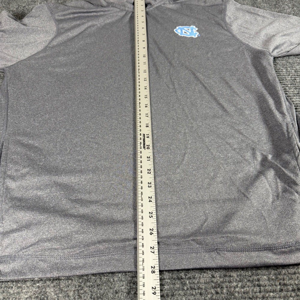 Champion Mens UNC Tar Heels Quarter Zip Pullover Gray Heather XL University NC - Picture 9 of 11